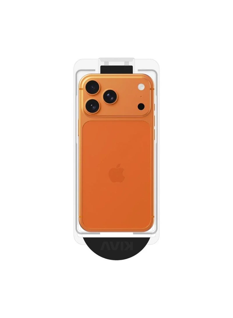 كيفا واقي شاشة Kiva زجاجي شفاف عالي الدقة لهاتف iPhone 17 Pro - Image 3